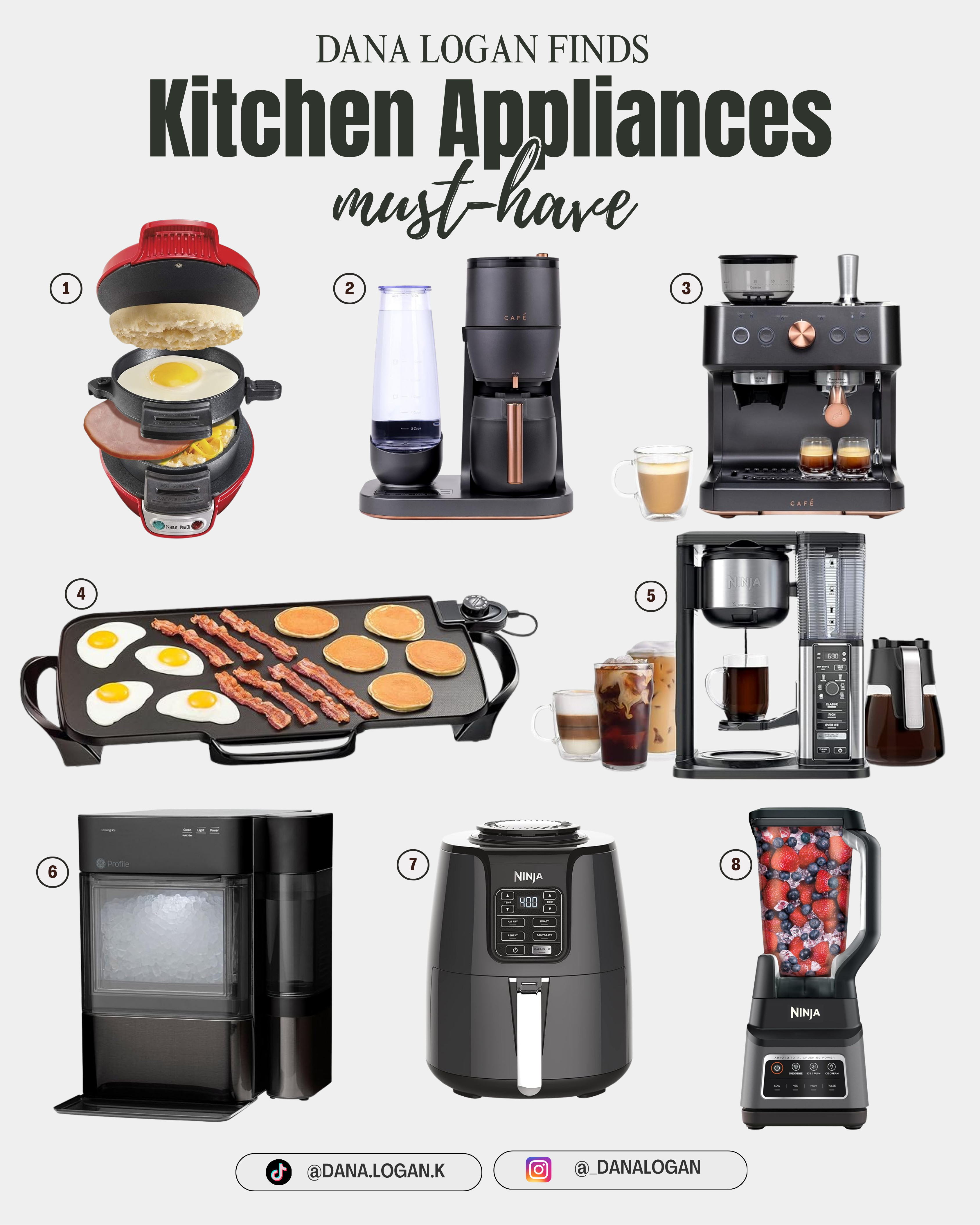 Kitchen appliance must-haves that make everyday life easier 🤍🍳

These are the appliances I reach for again and again—practical, time-saving, and worth the counter space 👀

Linked all my favorite kitchen finds on LTK ✨ #LTKHome #KitchenAppliances #HomeEssentials #LTKFinds #KitchenFavorites 

 #LTKHome