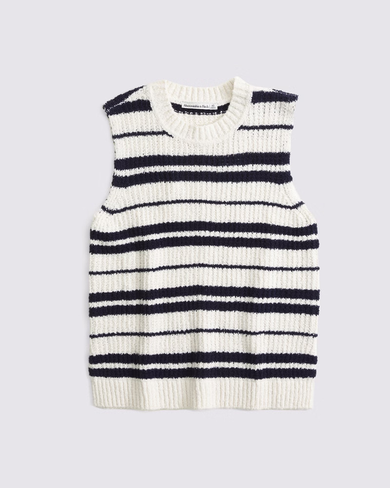Textural Crew Sweater Shell Tank | Abercrombie & Fitch (US)