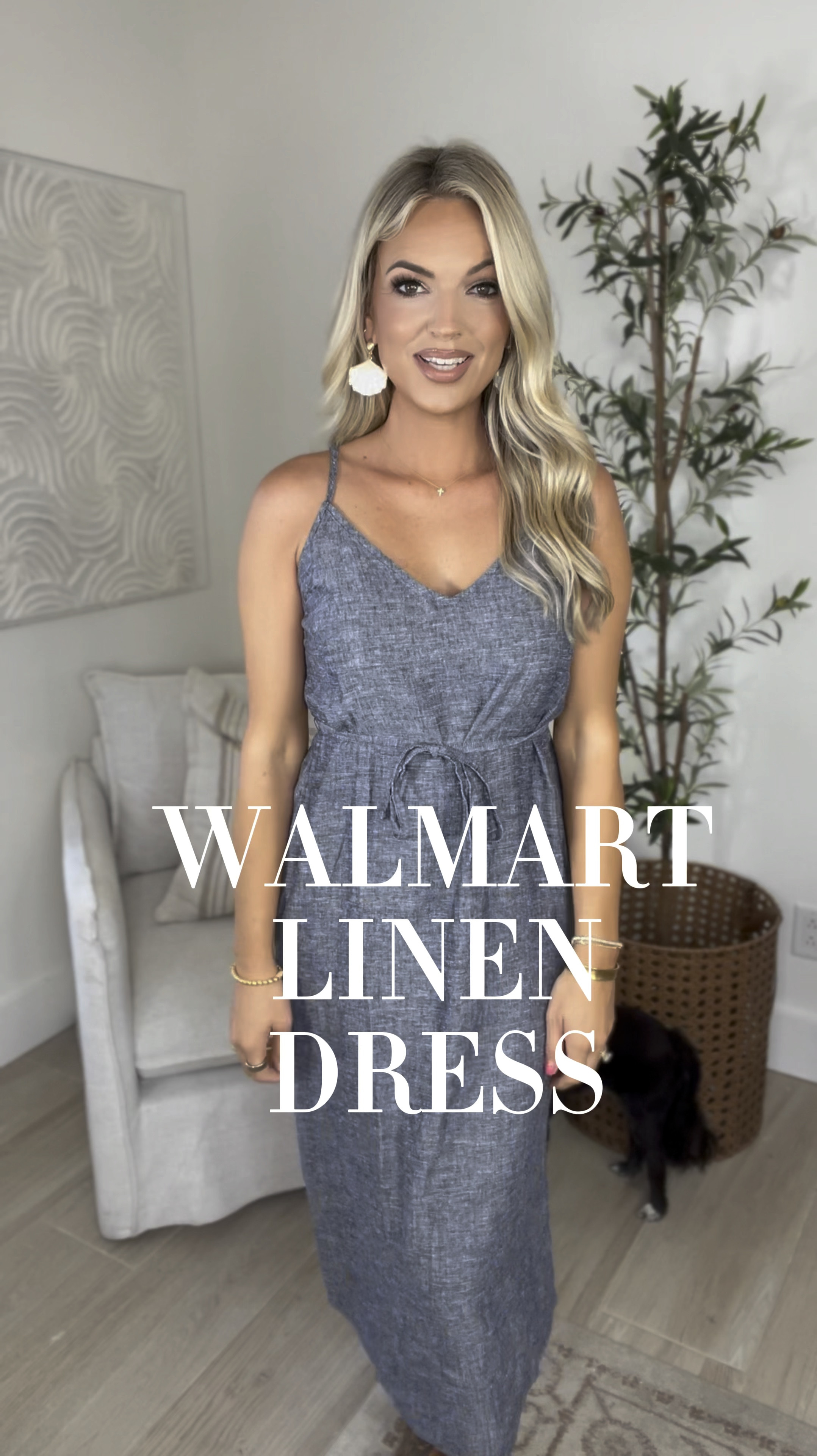 Walmart linen dress perfect for a casual summer outfit 

#LTKFindsUnder100 #LTKFindsUnder50 #LTKxWalmart