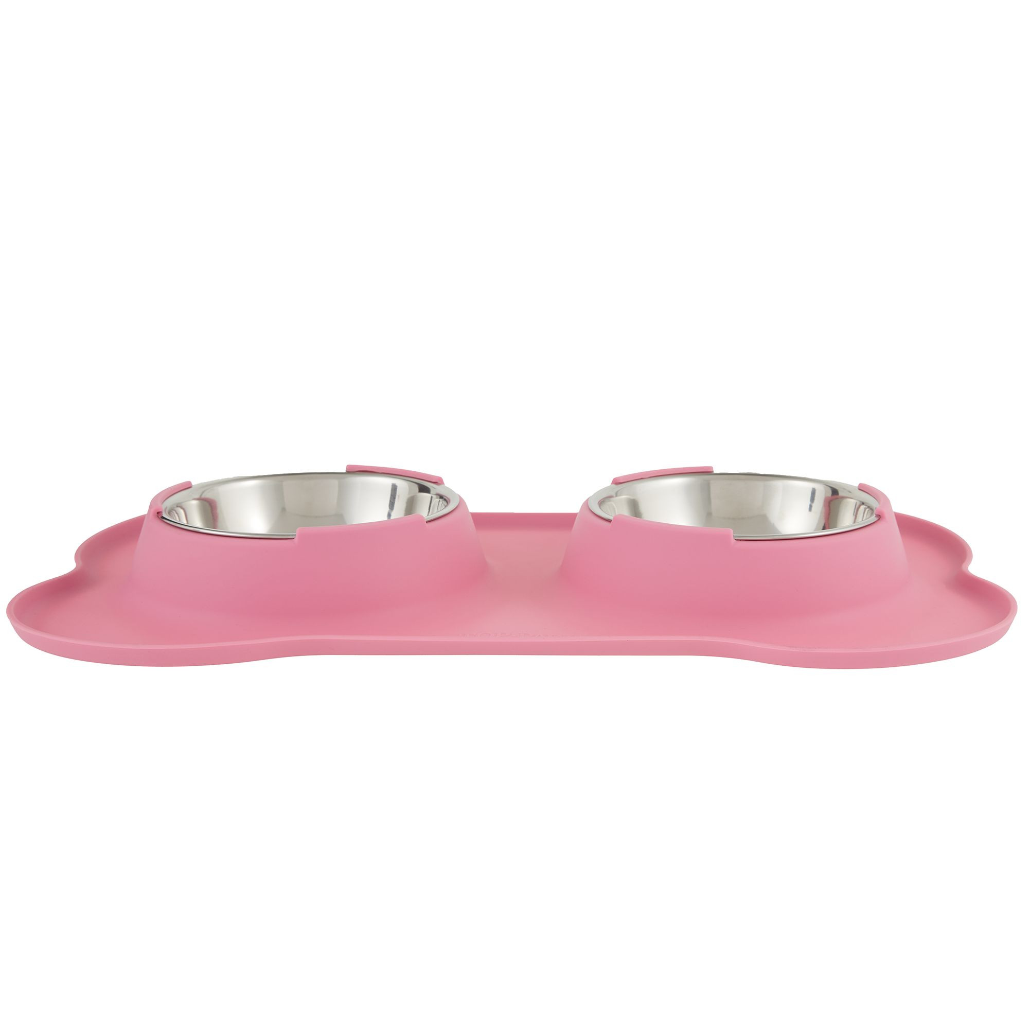 Top Paw® Silicone Mat with Double Dog Bowls | PetSmart