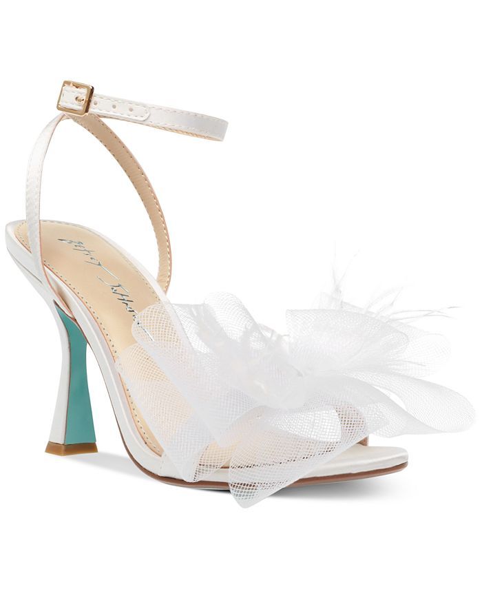 Betsey Johnson Women's Lylla Bow Dress Sandals & Reviews - Evening & Wedding - Shoes - Macy's | Macys (US)