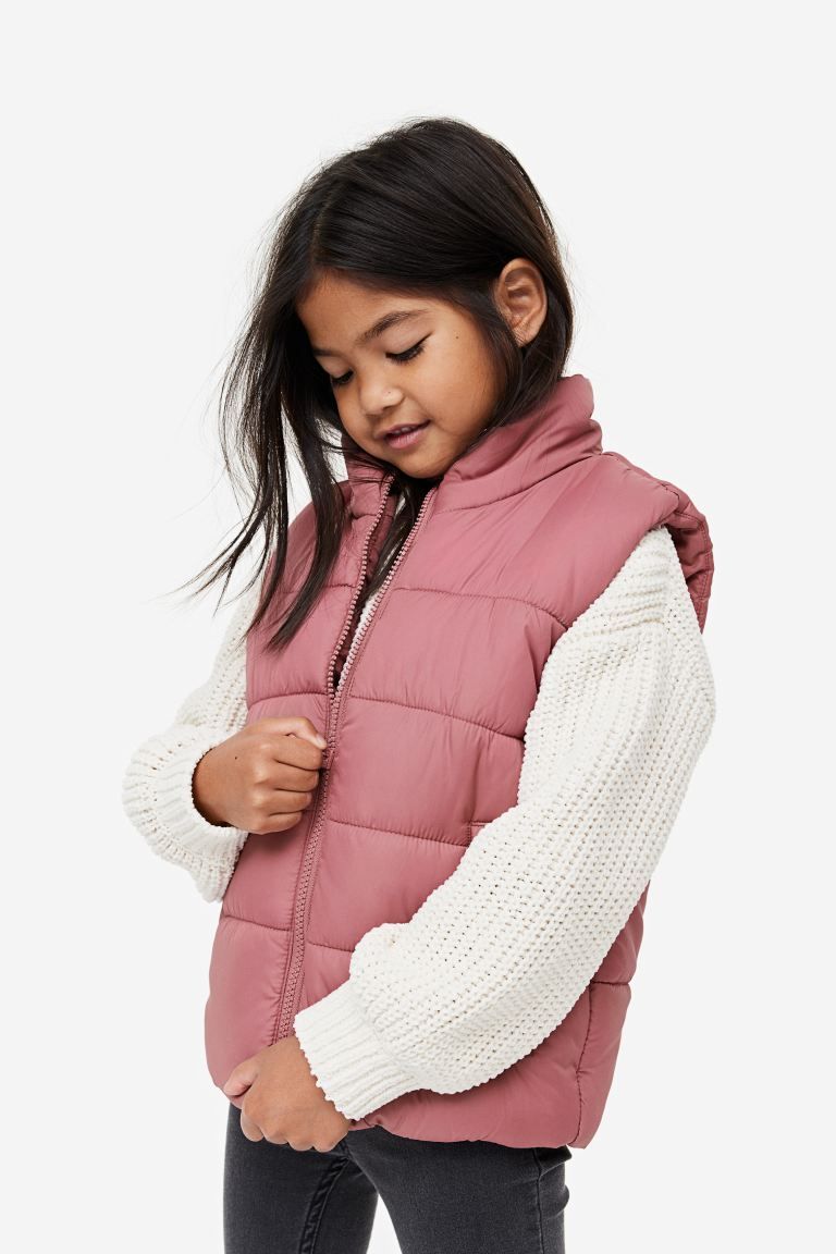 Puffer Vest - Pink - Kids | H&M US | H&M (US + CA)