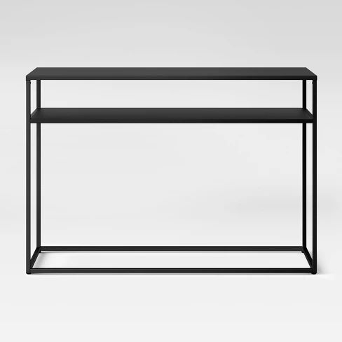 Glasgow Metal Console Table Black - Project 62™ | Target