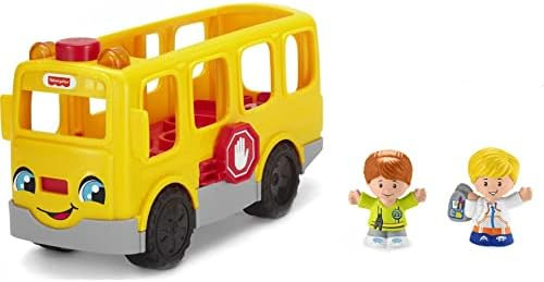 Fisher-Price Little People School Bus Toy with Lights Sounds and 2 Figures for Toddler Pretend Pl... | Amazon (US)