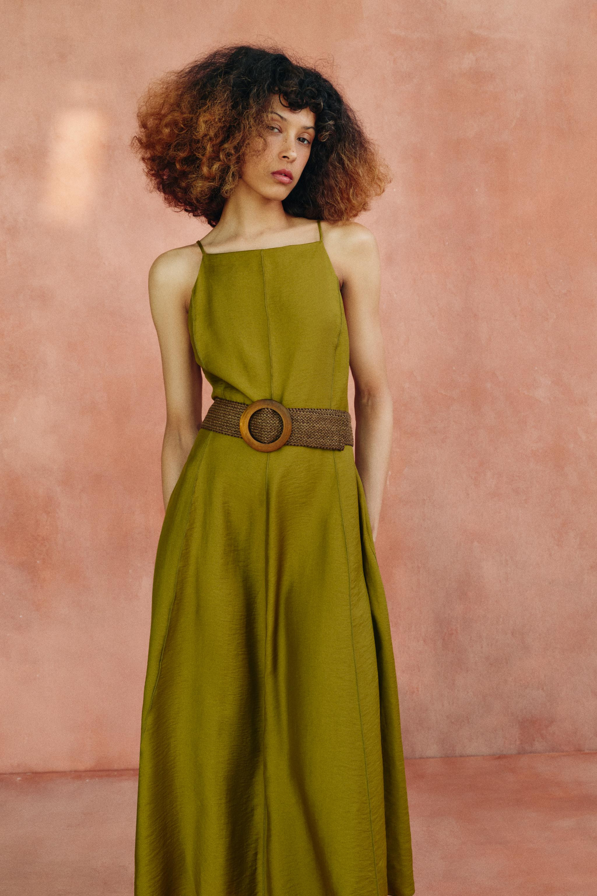 VESTITO MIDI CON CINTURA | Zara IT