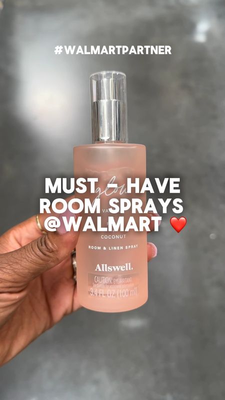 #WalmartPartner I'm so happy to have found these affordable room sprays by Allswell at @Walmart! 🏡✨ They come in so many different scents. I'm definitely picking some up. Check out what I’ve 
 linked  below to shop! #Walmart #WalmartFinds #walmarthome
