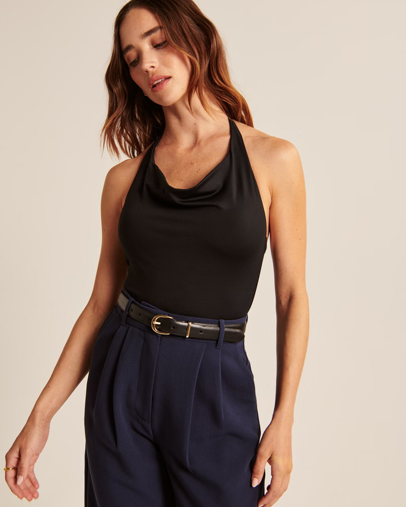 Bare Draped Cowl Top | Abercrombie & Fitch (US)