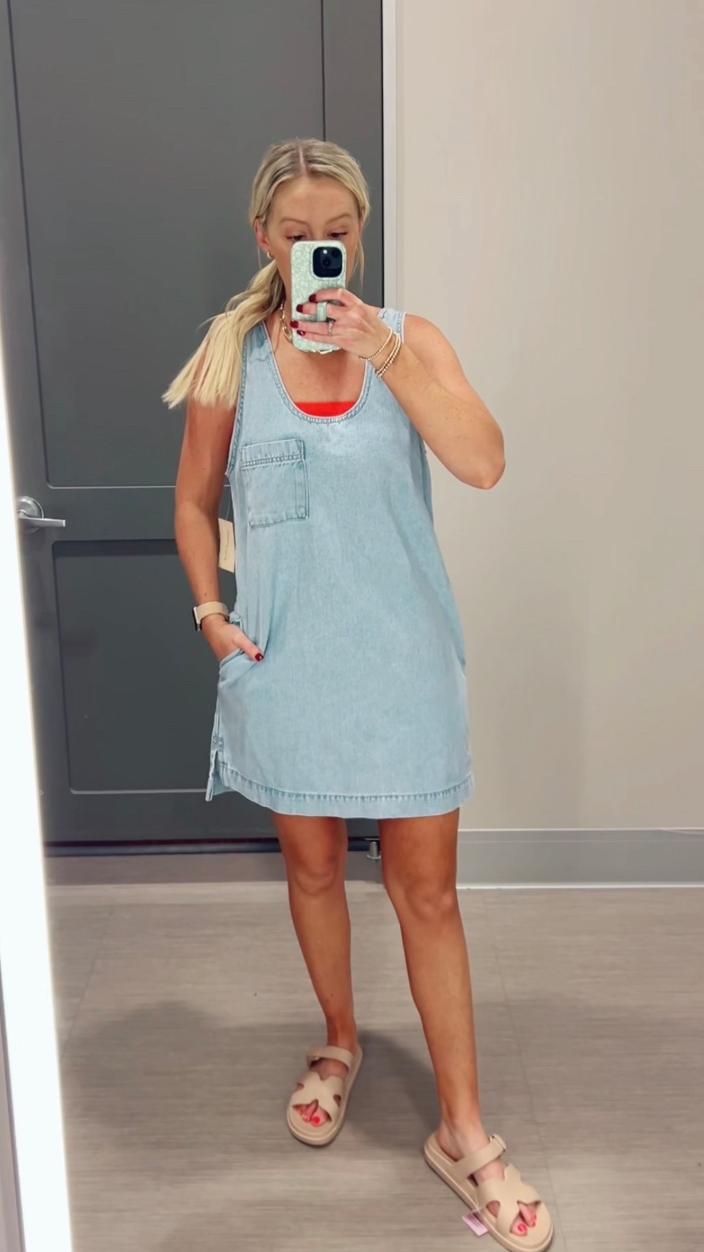 Denim tank mini dress 🤍

#LTKFindsUnder100 #LTKFindsUnder50 #LTKSummerEdit