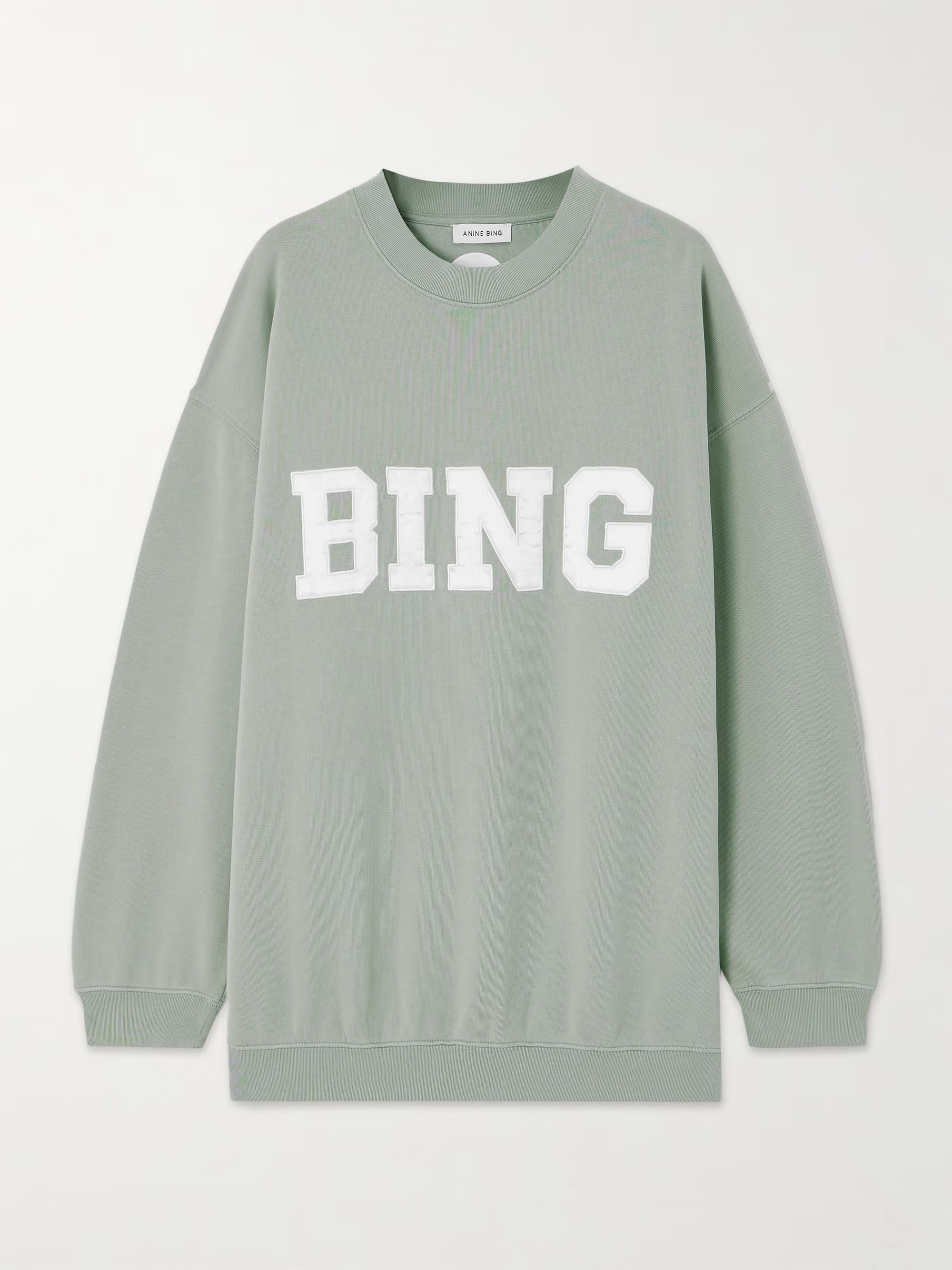 Tyler oversized embroidered cotton-jersey sweatshirt | NET-A-PORTER (US)