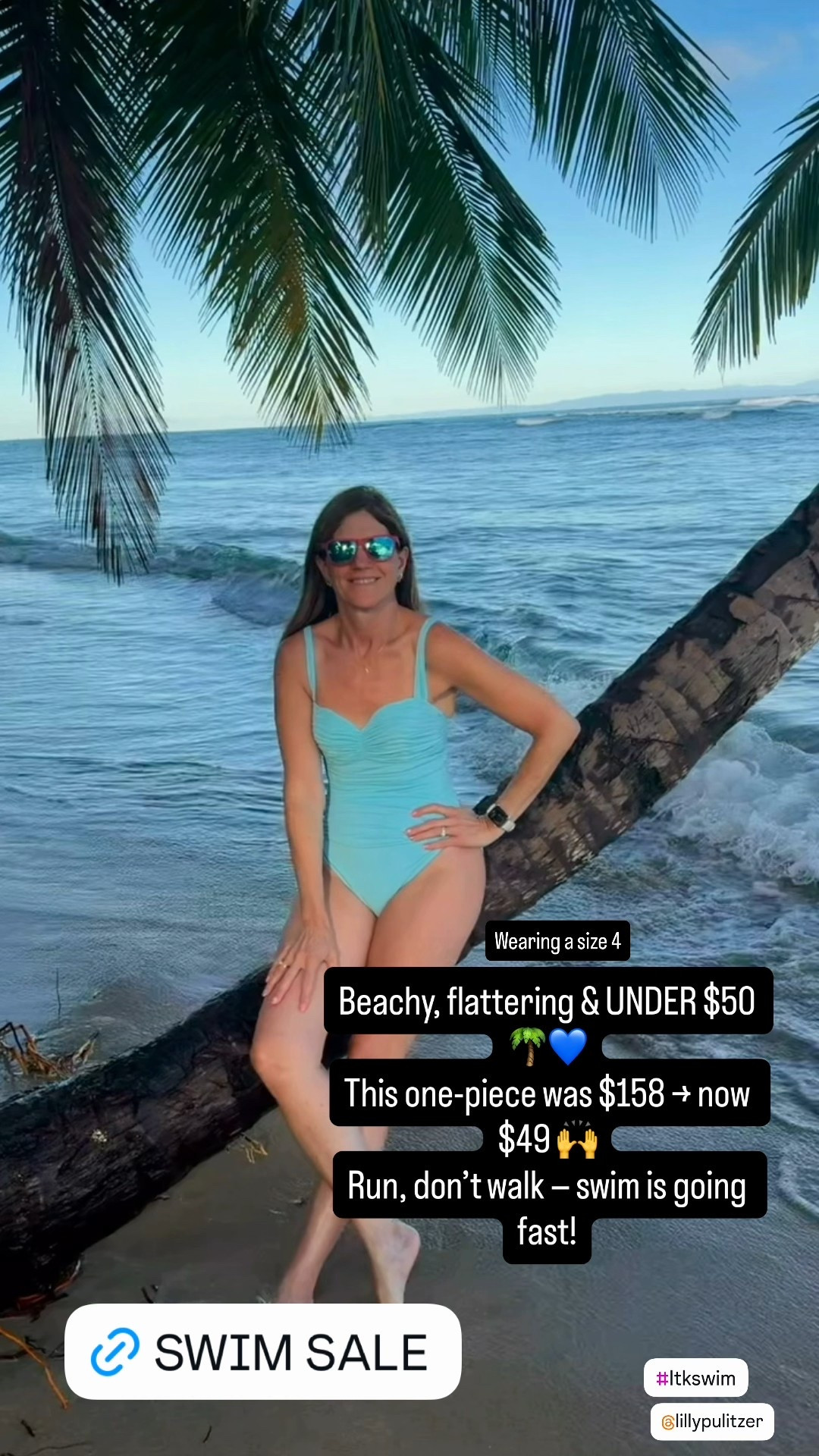 Swim Sale
Major swim sale win 🌊✨
This flattering one-piece was $158 and is now just $49 😱
So comfortable, supportive, and perfect for beach days or poolside lounging.

Sizes are going fast!


#LillyPulitzer
#LillySale
#LillySwim
#LTKSale
#LTKSwim
#SwimStyle
#OnePieceSwimsuit
#BeachStyle
#VacationStyle
#SaleFinds
#ResortWear
#SummerStyle

Lilly swimsuit, one piece swimsuit, flattering swimsuit, Lilly Pulitzer sale, swim sale, beachwear, resort swim, resort wear, swim, Lilly Pulitzer, vacation, 


#LTKTravel #LTKFindsUnder100 #LTKSaleAlert