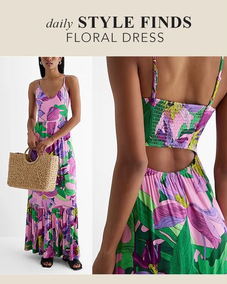 Floral dress - Express #summerdress #resortwear

#LTKsalealert #LTKover40