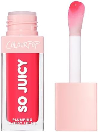 ColourPop So Juicy Plumping Glossy Lip Oil - Hydrating & Plumping Lip Oil with a Sheer Wash of No... | Amazon (US)