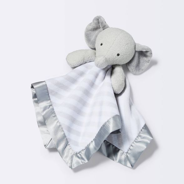 Small Security Blanket Elephant - Cloud Island™  Gray | Target