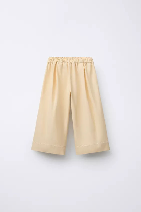 RUCHED LACE TRIM CULOTTES | Zara US