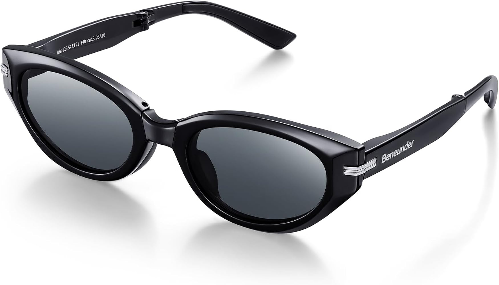 BENEUNDER Y2K Cat Eye Sunglasses Womens Trendy Headband Sunglasses, 90s Wrap Around Retro Vintage... | Amazon (US)