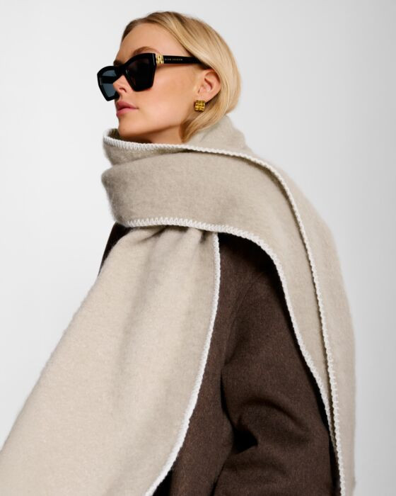 Whipstitch Scarf in Taupe | Katie Loxton Ltd. (UK)