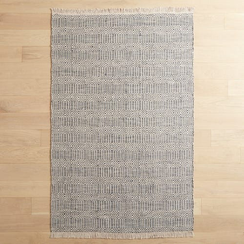 Geo Woven Indigo Rug | Pier 1 Imports