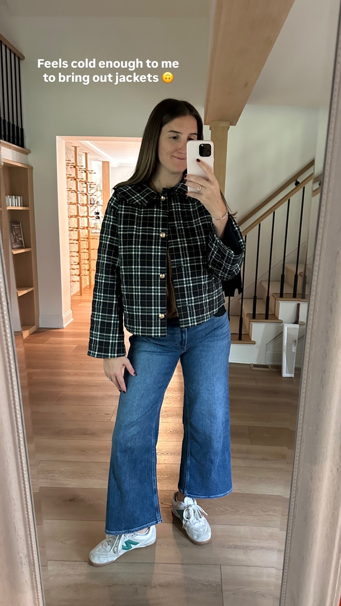 Feels cold enough to me to bring out jackets 🙃

Wearing an old hill house jacket, but linked a similar style on resale! Big Paige denim fan and love both regular and maternity fits!

#LTKmomlife #LTKootd #LTKSaleAlert