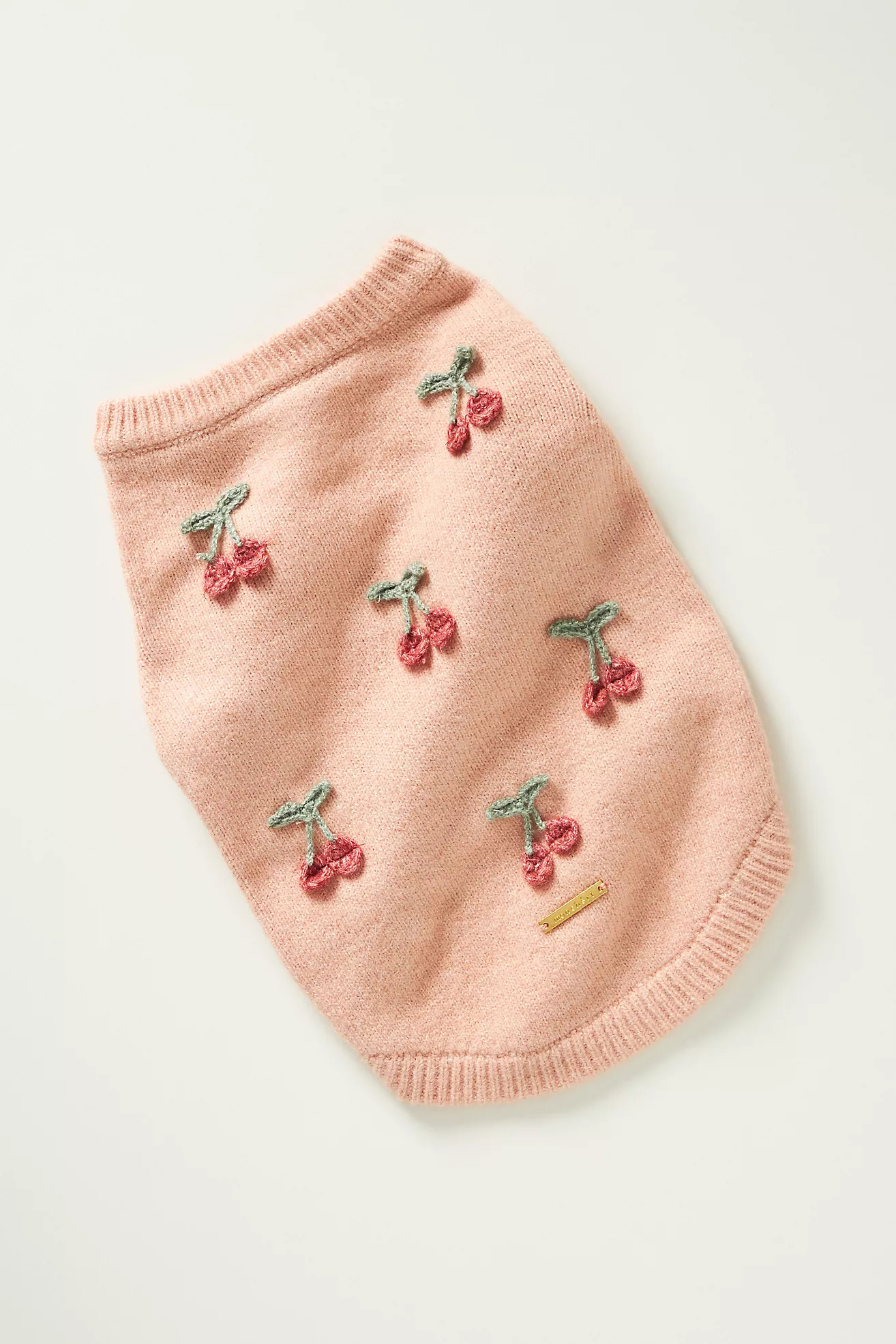 monchéri Cherry Motif Dog Sweater | Anthropologie (US)
