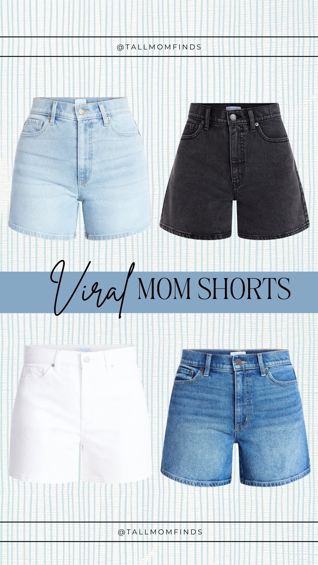 tall mom shorts 5 inch inseam, tall denim shorts, long inseam shorts, high waisted mom shorts tall, flattering jean shorts, tall girl summer outfits, extended length shorts, viral denim shorts

#LTKMidsize #LTKSeasonal #LTKTall