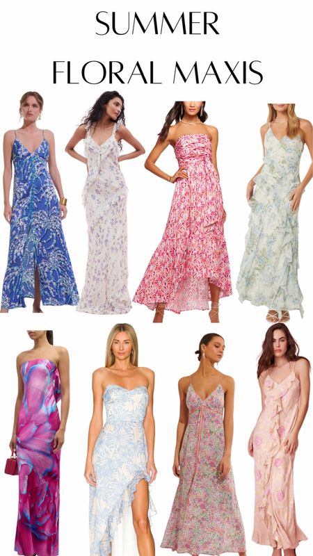 Floral maxi dress finds as we head into summer! 🌸🩵

#LTKSeasonal #LTKtravel #LTKstyletip