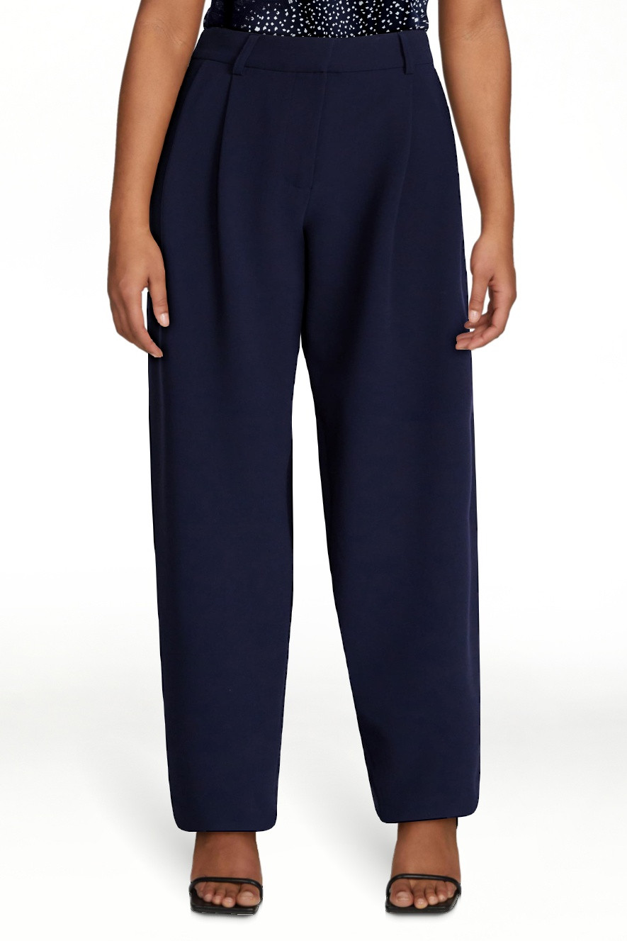 Devil Wears Prada Scoop Collection Women\u2019s and Women's Plus High Rise Pleated Trousers, 30" ... | Walmart (US)