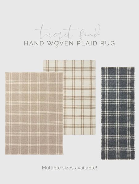 Plaid target rug. All sizes in stock!

Area rug, kitchen runner, plaid rug, living room, bedroom, affordable home decor, Studio McGee

#LTKhome