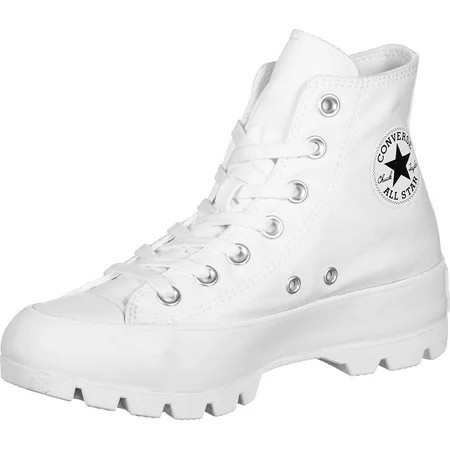 Converse Womens High Top Platform Sneaker White/Black Size 7 | Walmart (US)