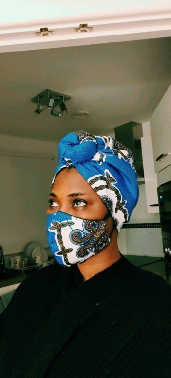 African Hair Turban/ Face Mask/ Reusable Face Mask/ Turban/ Ankara Print / African Print Turban/ | Etsy (CAD)