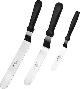 Ateco Ultra Offset Spatula 3 Piece Set; 1305 - 4.25 Inch, 1307 - 7.75 Inch, and 1309 - 9.75 Inch,... | Amazon (US)