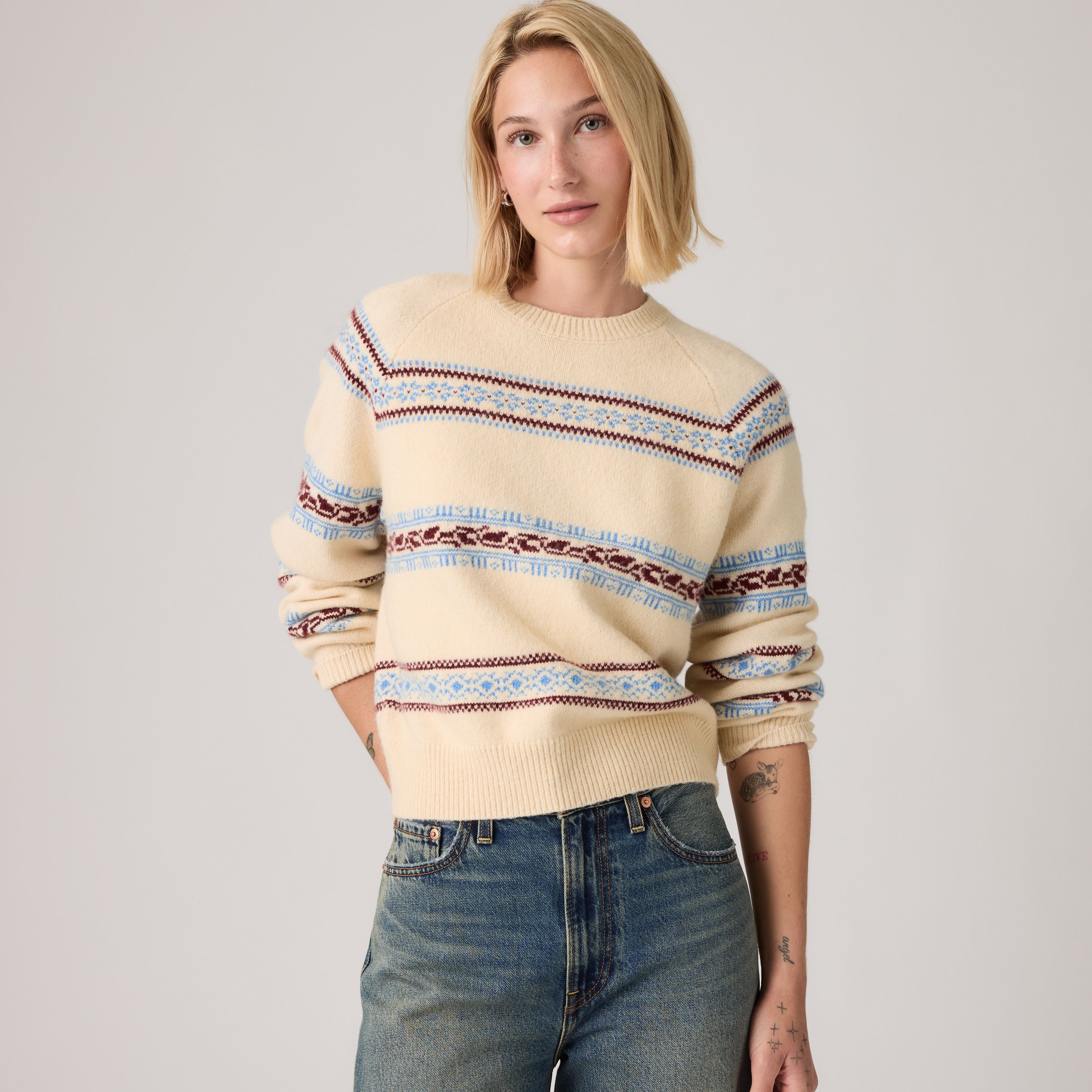 Jolie Fairisle Crewneck Sweater | Levi's US