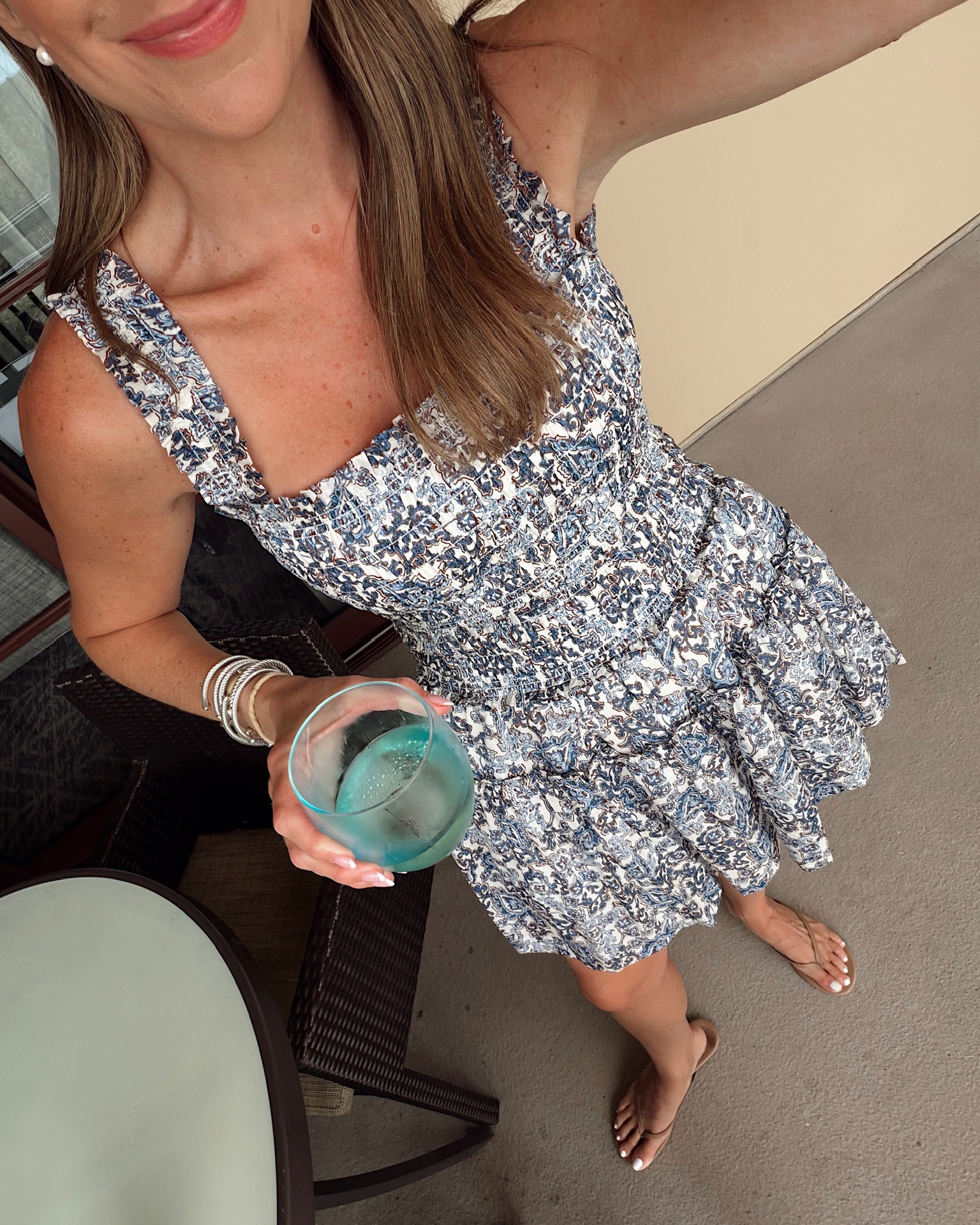 In a small dress, sandals and accessories - fits tts.

#LTKootd #LTKTravel #LTKSeasonal