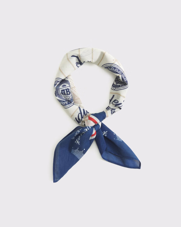 Women's Budweiser Bandana | Women's Accessories | Abercrombie.com | Abercrombie & Fitch (US)