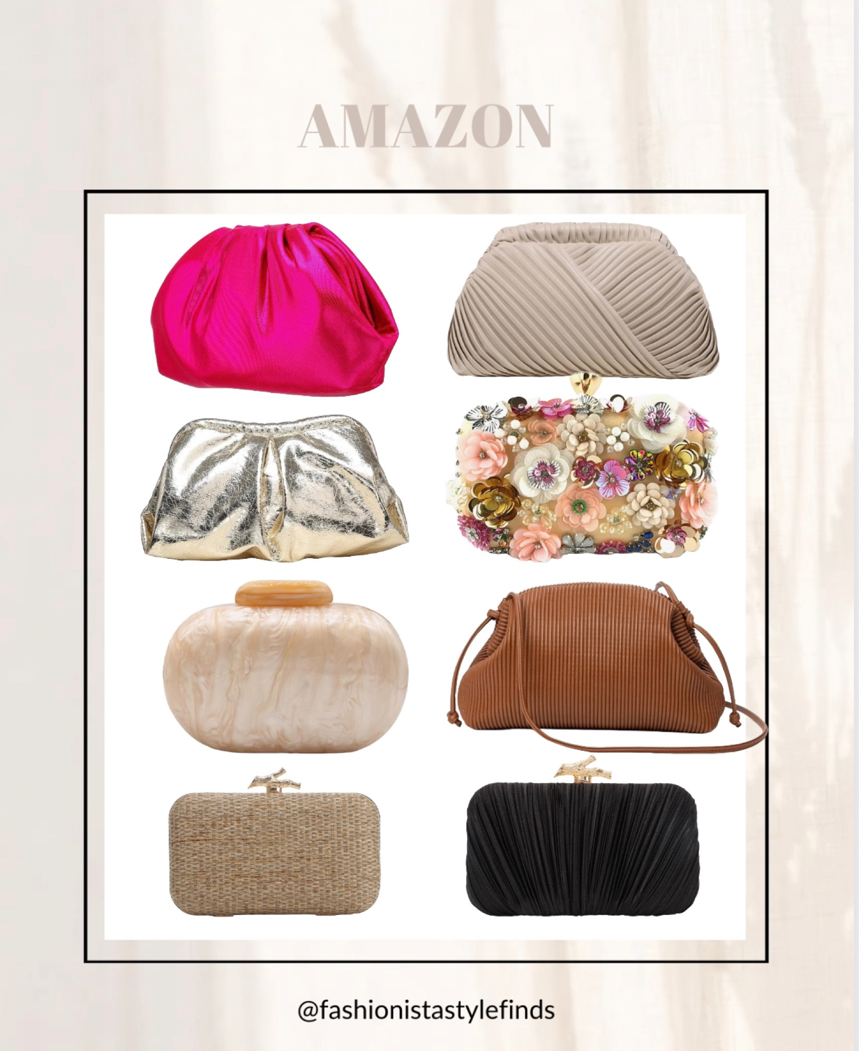 Spring clutch, summer bag, party, evening clutch, spring fashion, summer fashion, clutch, Amazon, Amazon fashion



#LTKGiftGuide #LTKwedding #LTKparties