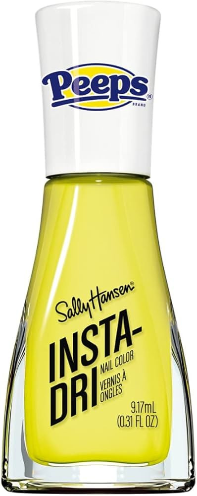Sally Hansen Insta Dri Fast Dry Nail Polish, PEEPS Yellow, 0.31 fl oz | Amazon (US)