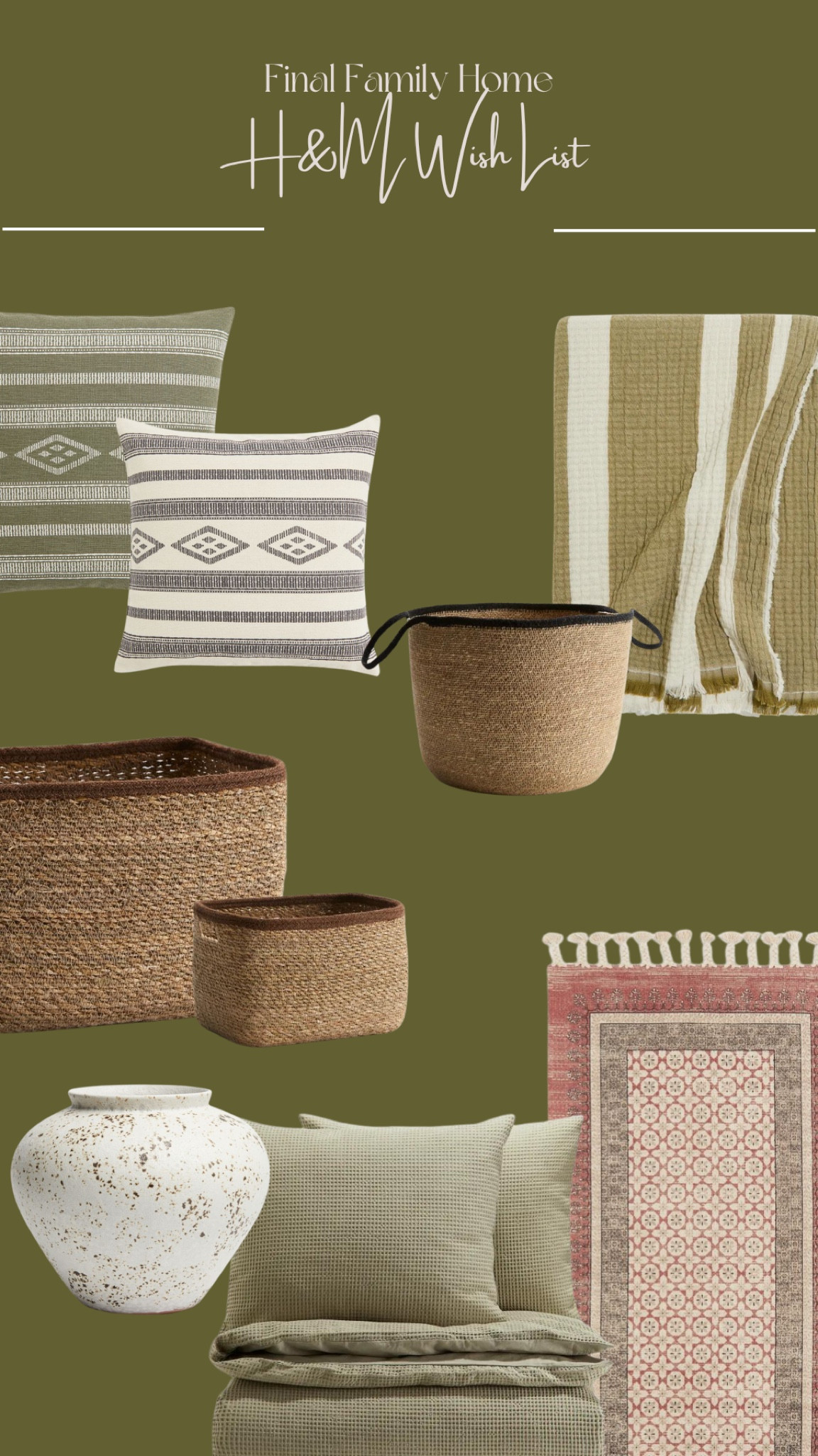 My fave new in pieces at H&M right now! 

#LTKsummer #LTKstyletip #LTKhome