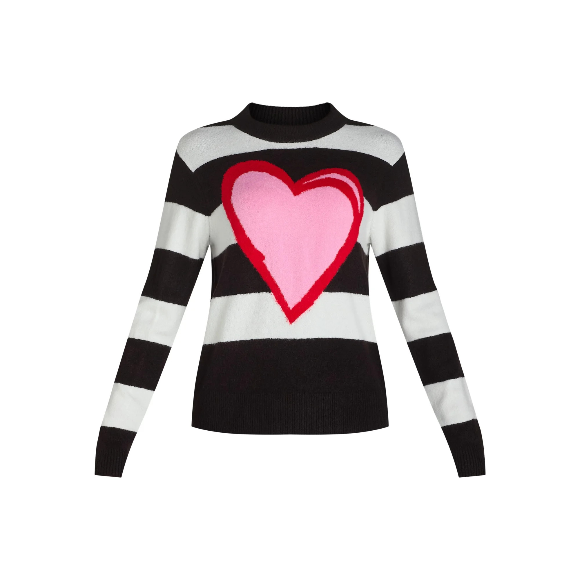 99 Jane Street Women’s and Women's Plus Striped Sweater with Bow Design, Sizes XS-4X | Walmart (US)