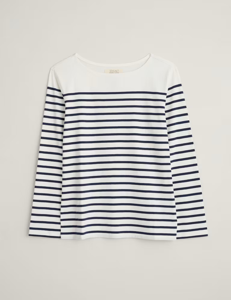 Organic Cotton Striped Top | Marks & Spencer (UK)