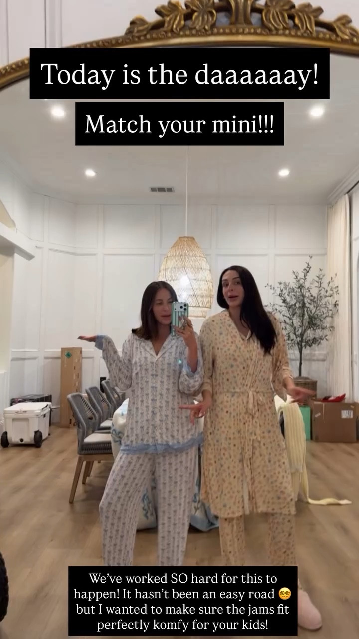 Today is the daaaaaay! Match your mini!!! We’ve worked SO hard for this to happen! It hasn’t been an easy road 😵‍💫 but I wanted to make sure the jams fit perfectly komfy for your kids!