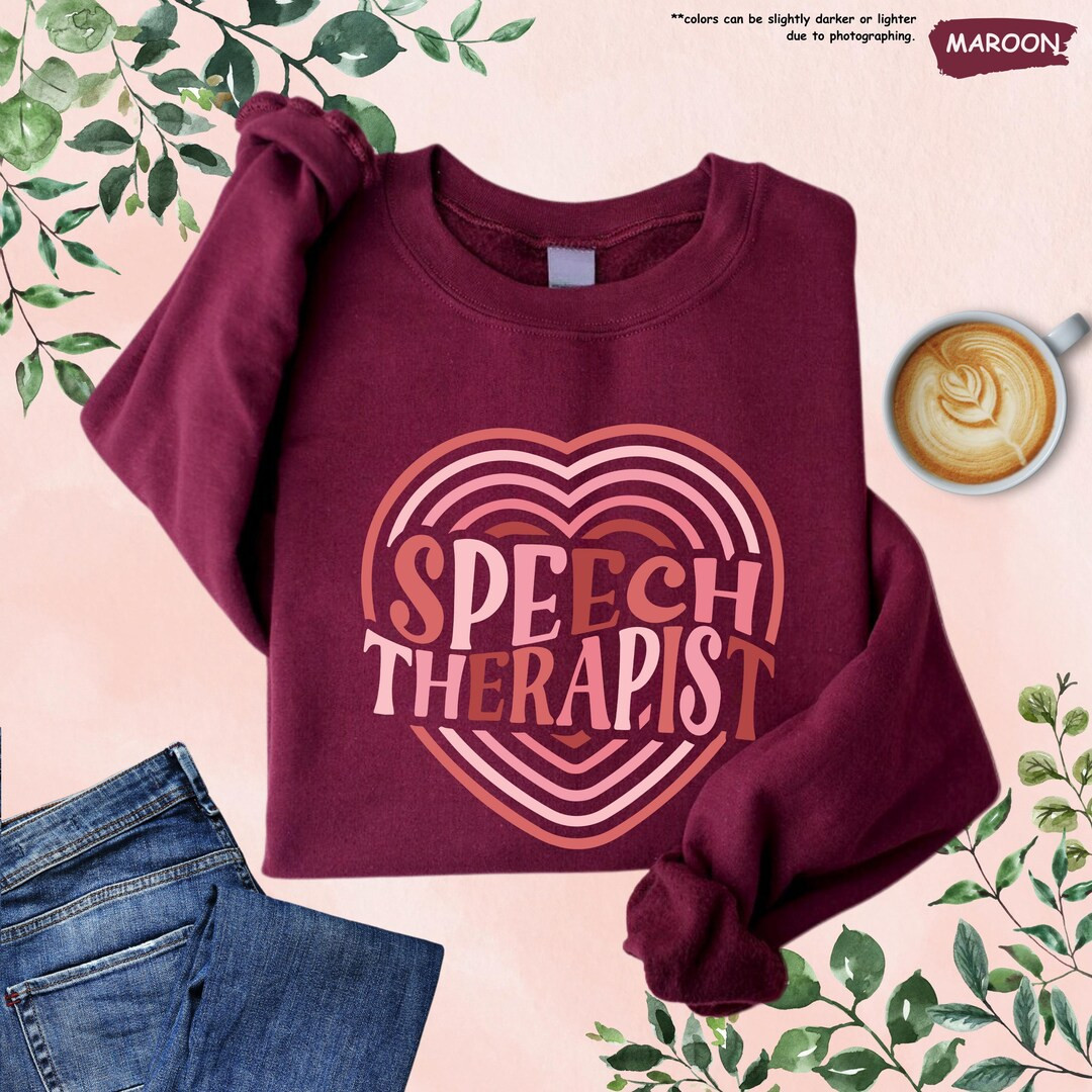 SLP Valentines Day Sweatshirt,speech Therapy Valentine Sweater,speech Teacher Hoodie,speech Langu... | Etsy (US)