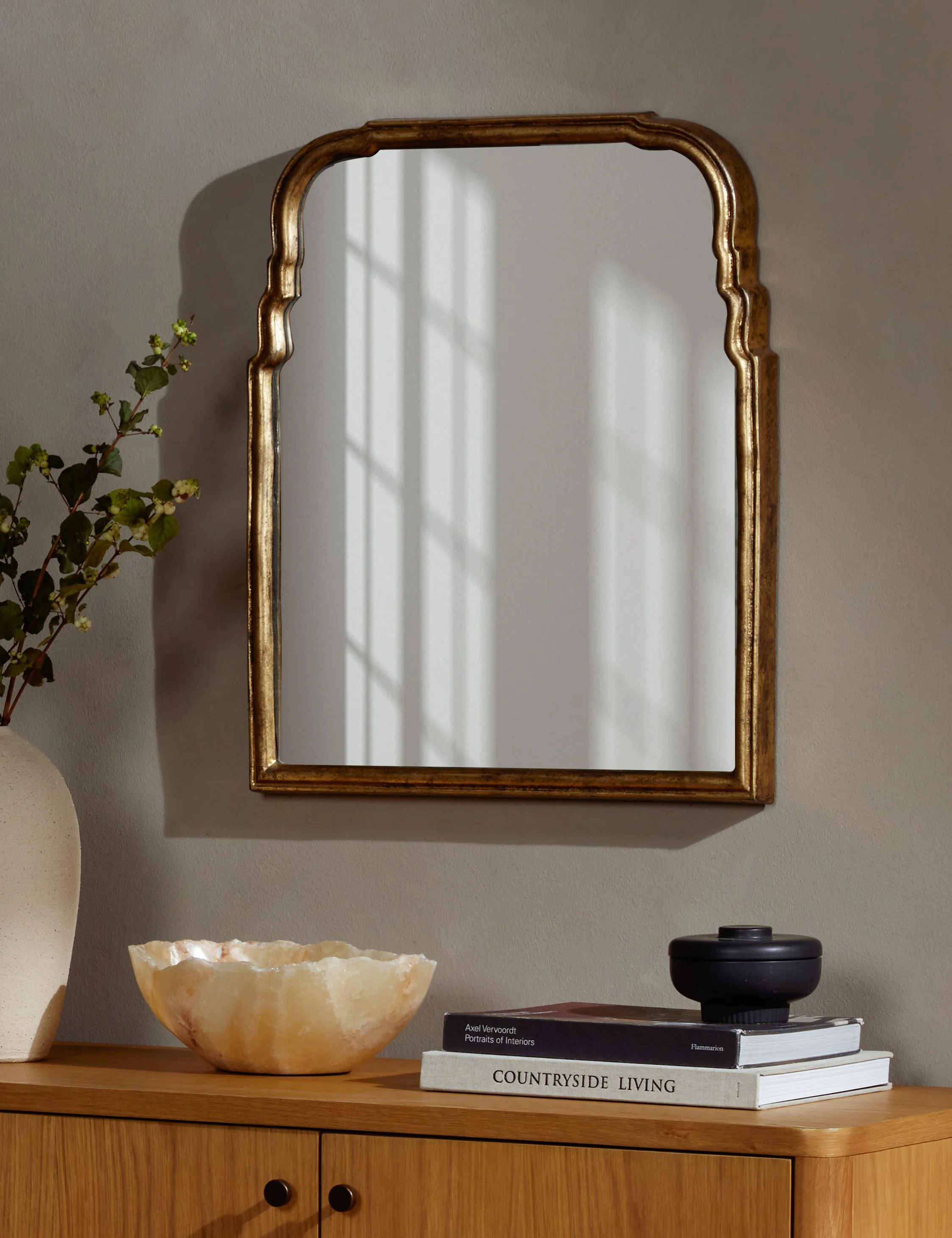 Teresa Mirror, Gold | Lulu and Georgia 