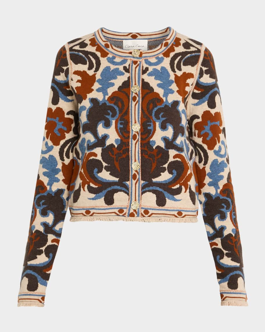 Livi Jacquard Wool-Blend Jacket | Neiman Marcus