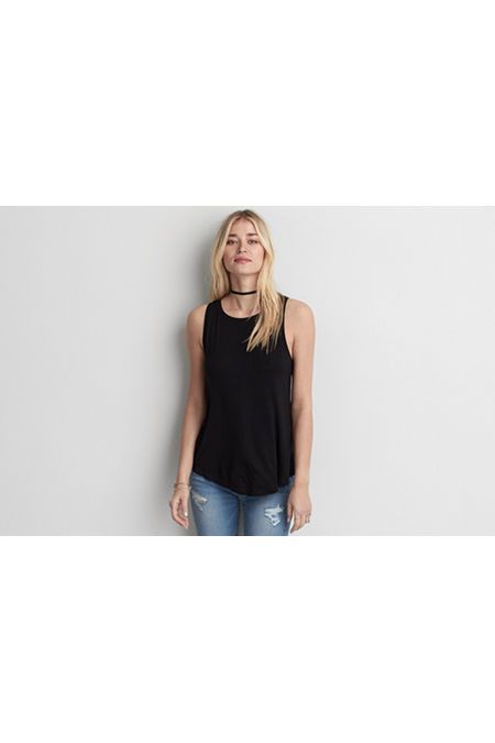 Soft & Sexy High Neck Tank | American Eagle Outfitters (US & CA)