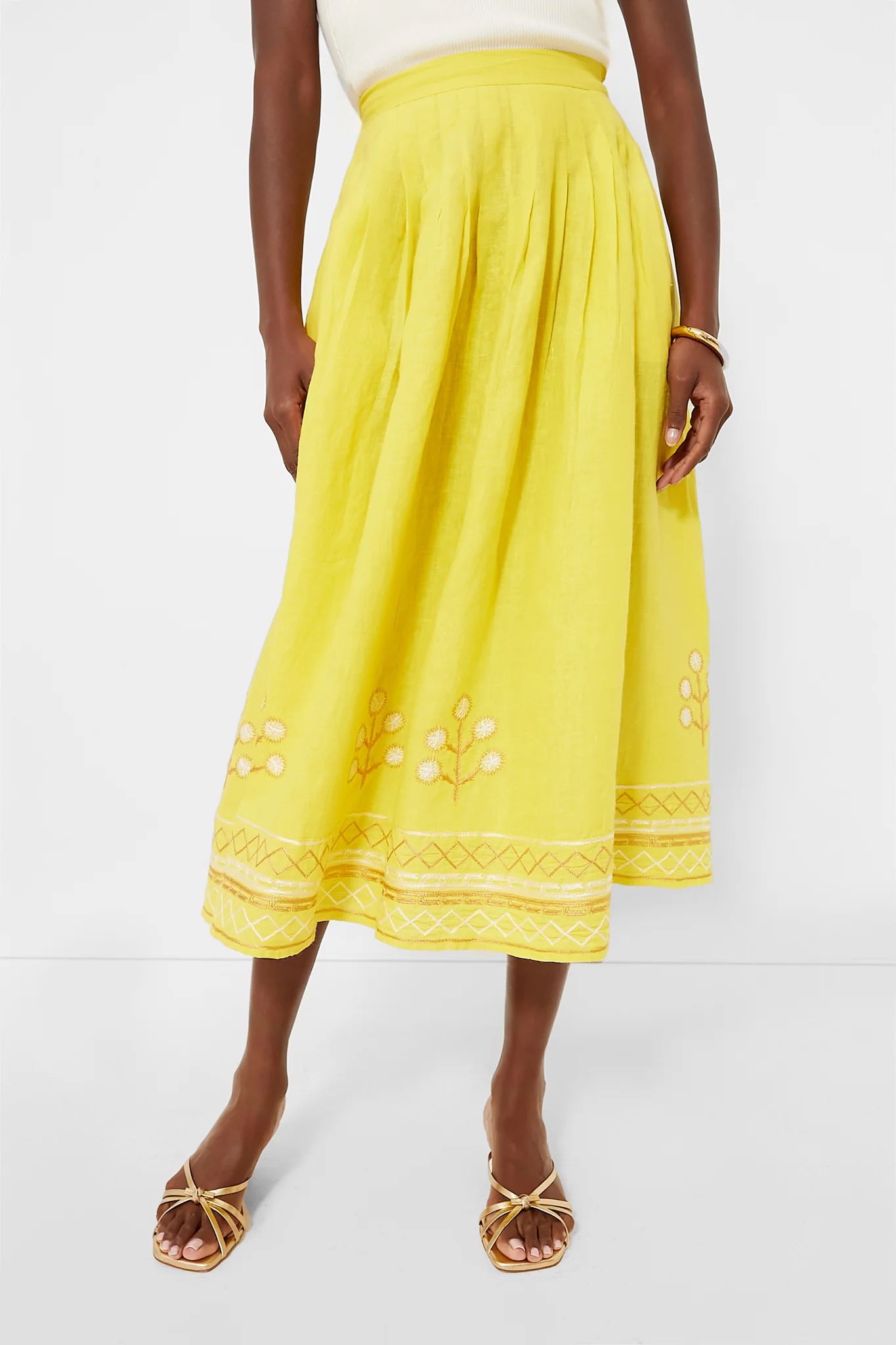 Yellow Zazou Skirt | Tuckernuck (US)