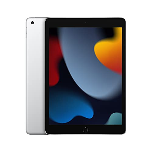 Apple iPad (9th Generation): with A13 Bionic chip, 10.2-inch Retina Display, 256GB, Wi-Fi, 12MP front/8MP Back Camera, Touch ID, All-Day Battery Life – Silver | Amazon (US)