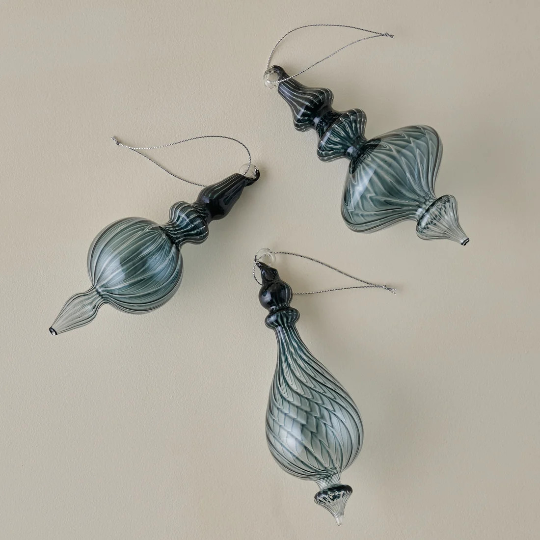 Enchanted Finial Glass Ornaments, Set of 3 | Magnolia