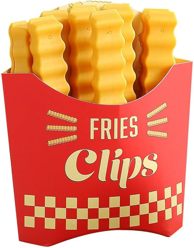 New Creative Food Sealing Clip Refrigerator Magnetic Sticker Sealing Clip 12 Pack French Fries Se... | Amazon (CA)