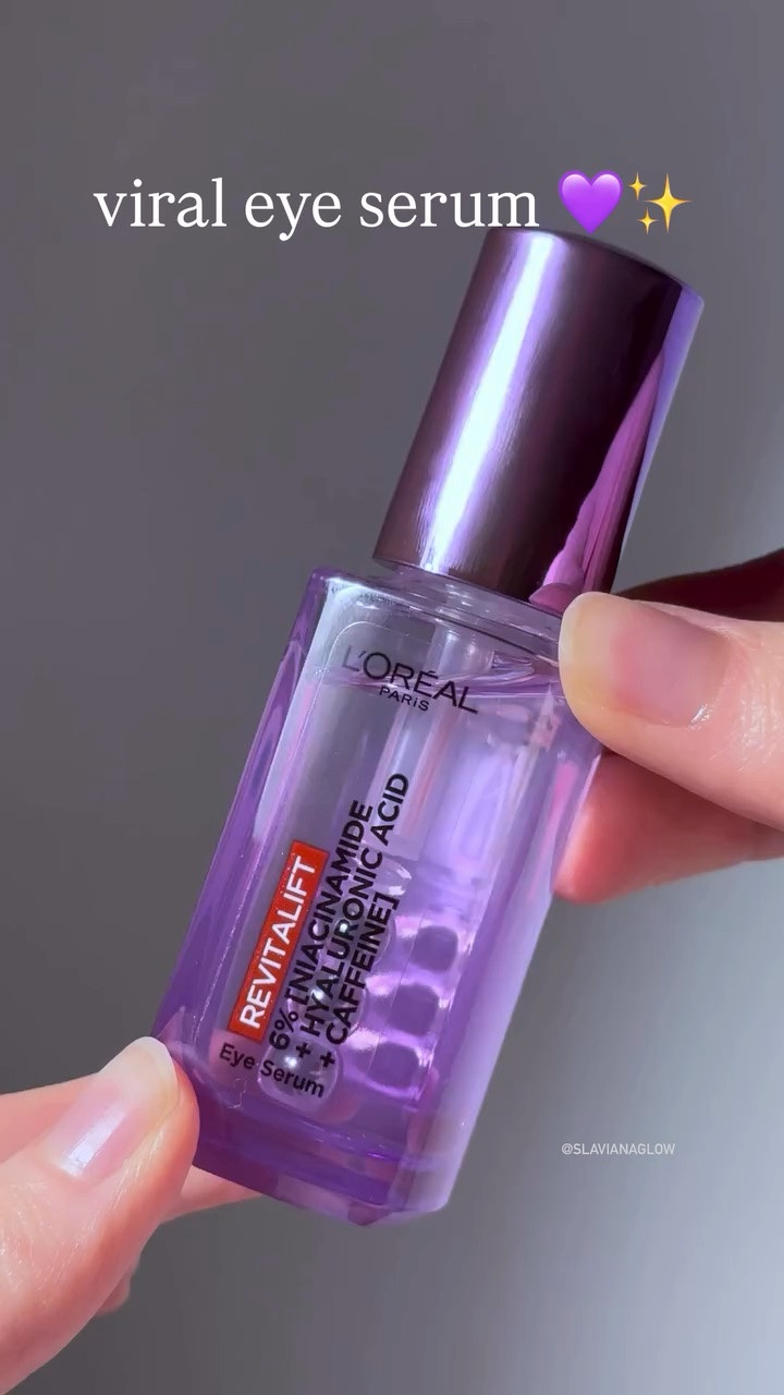 new favourite eye serum 💜✨

@lorealparis 2.5% hyaluronic acid eye serum

Would you use an eye serum like this every morning? 🤔💭

🏷️ loreal paris hyaluronic acid eye serum, hydrating eye care, under eye skincare, fresh glowing skin, everyday skincare routine.

#lorealparis #skincare #hydratedskin #skincareroutine #glowingskin