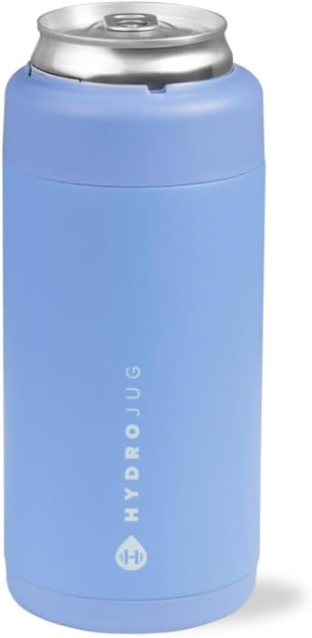 HydroJug Slim Can Cooler - 2-in-1 Insulated Can Cooler Cup - Stainless Steel Slim Can Holder with... | Amazon (US)