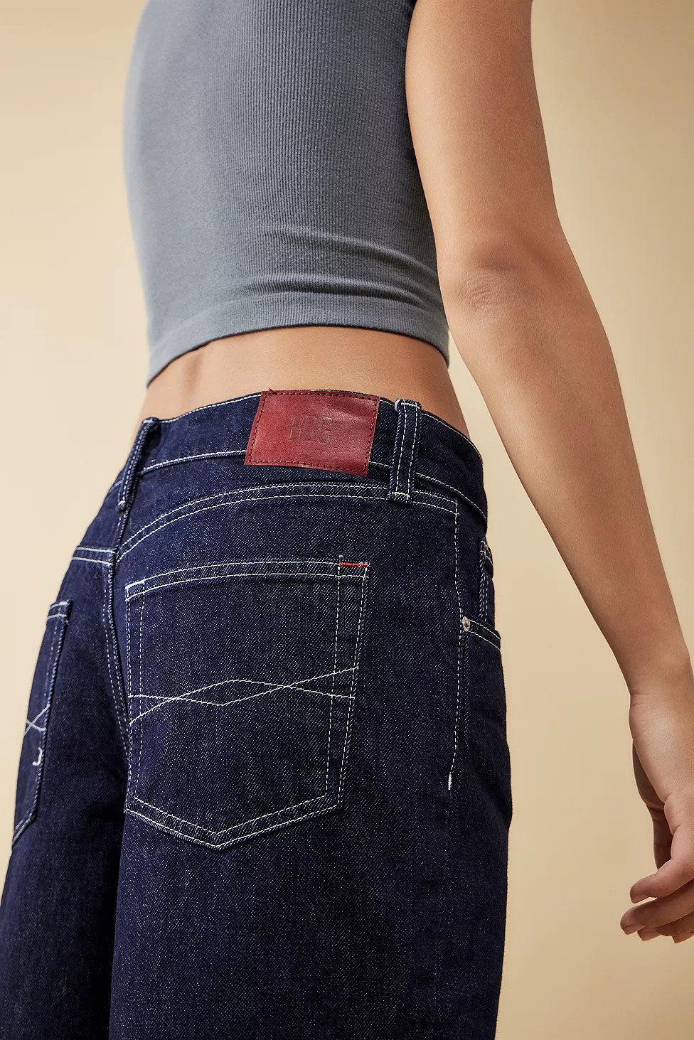 BDG Indigo Rinse Boyfriend Jeans | Urban Outfitters (EU)